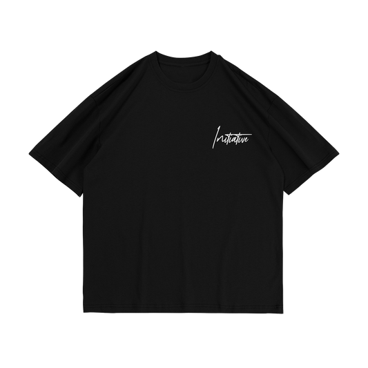'INTV' Black Pro Club Tee