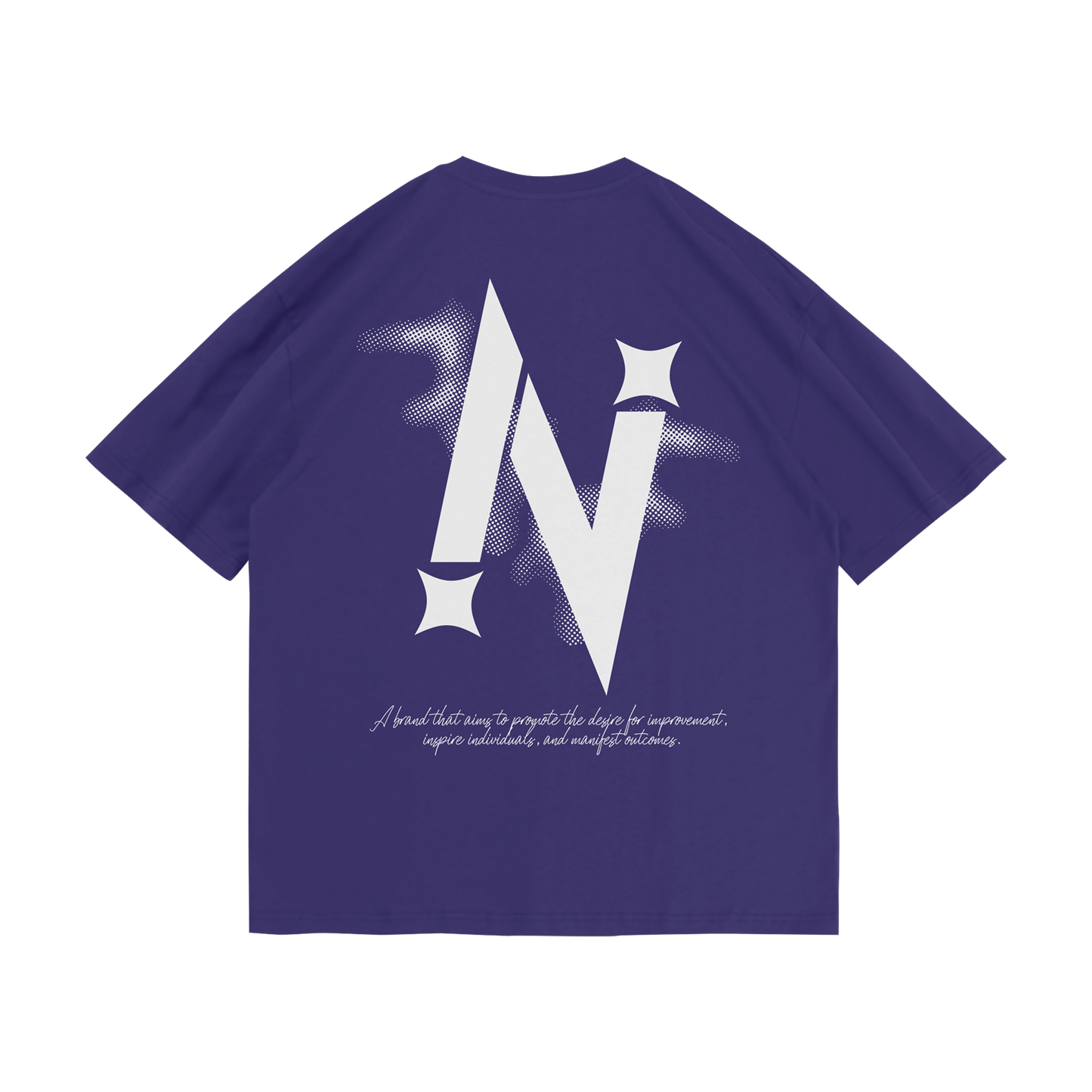 'INTV' Dark Blue Pro Club Tee