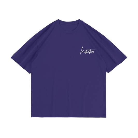 'INTV' Dark Blue Pro Club Tee