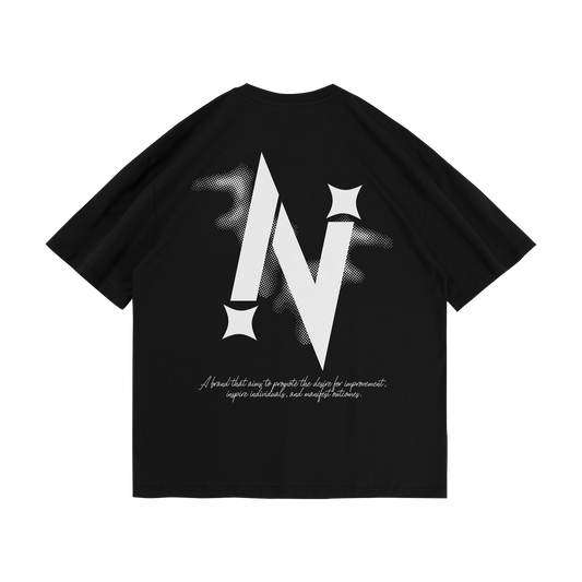 "INTV" Black Pro Club Tee