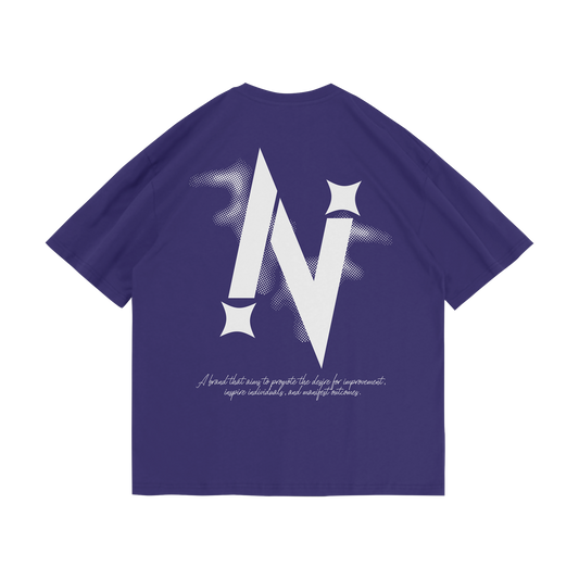 "INTV" Dark Blue Pro Club Tee