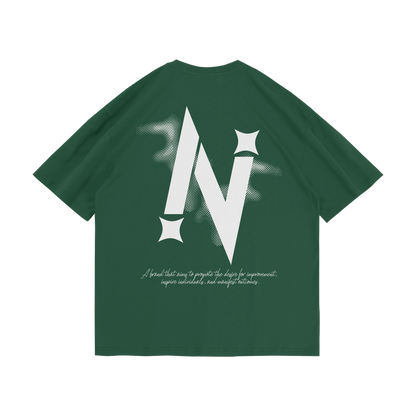 "INTV" Dark Green Pro Club Tee