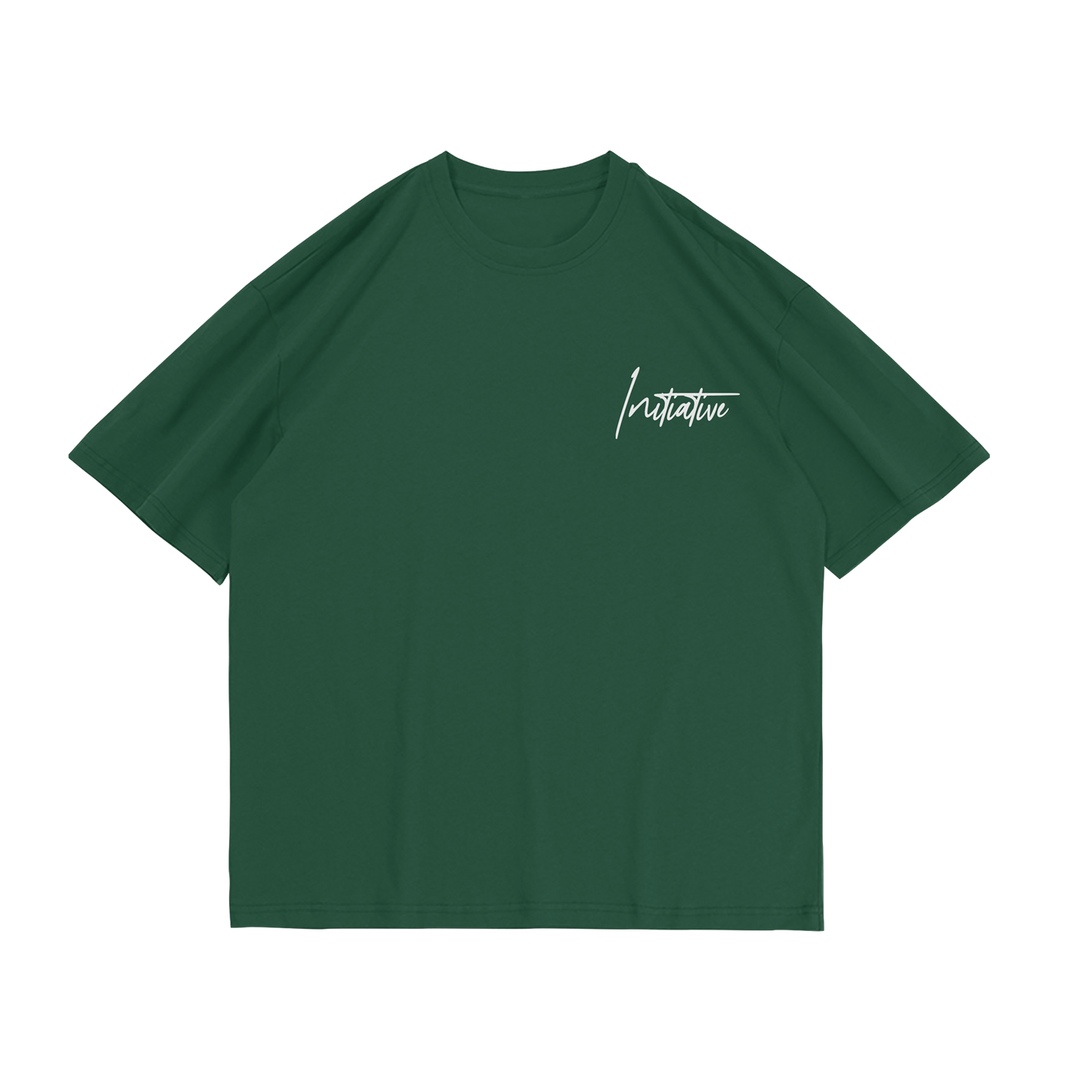 "INTV" Dark Green Pro Club Tee