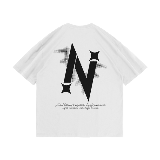 "INTV" White Pro Club Tee