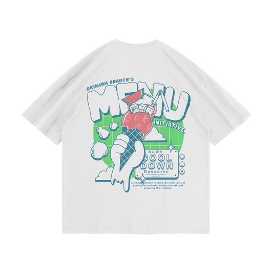 'MENU' Oversized Tee