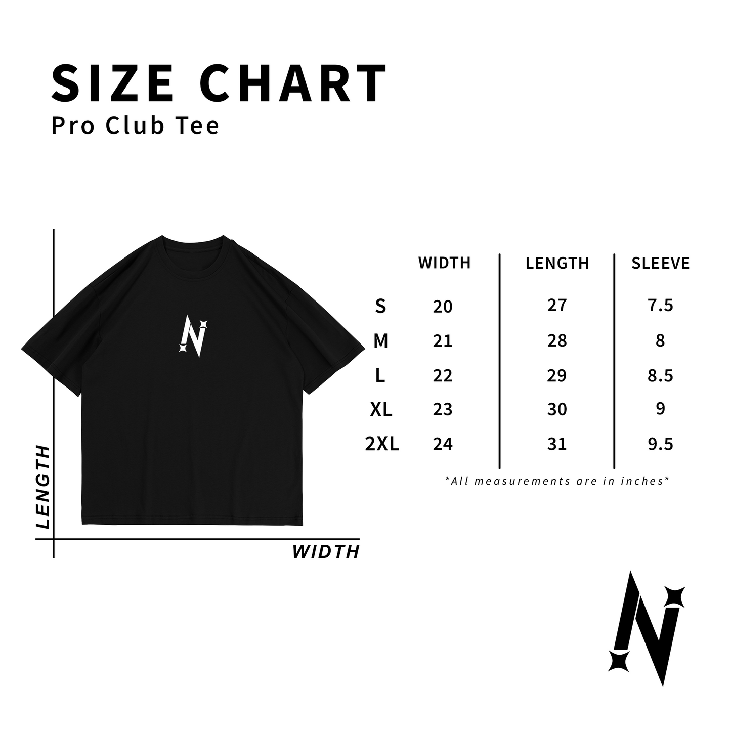 "INTV" Black Pro Club Tee